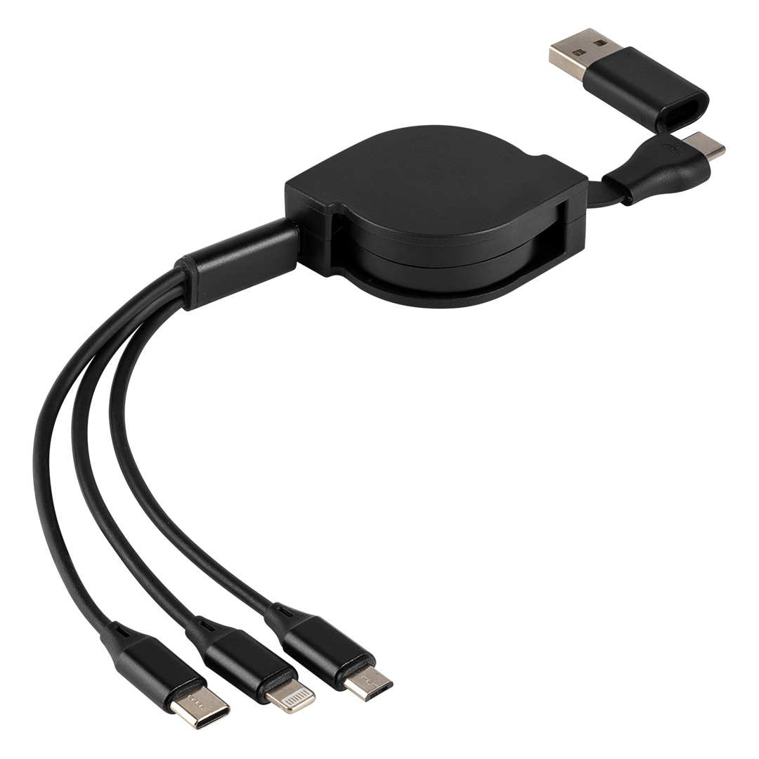USB / Type-C charging and data cable, 6 in 1, 60W