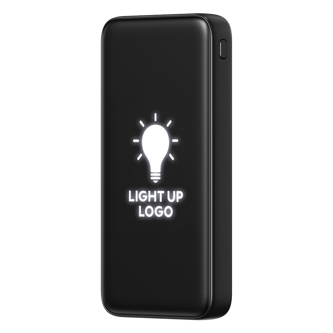 Light up power bank, 10.000 mAh