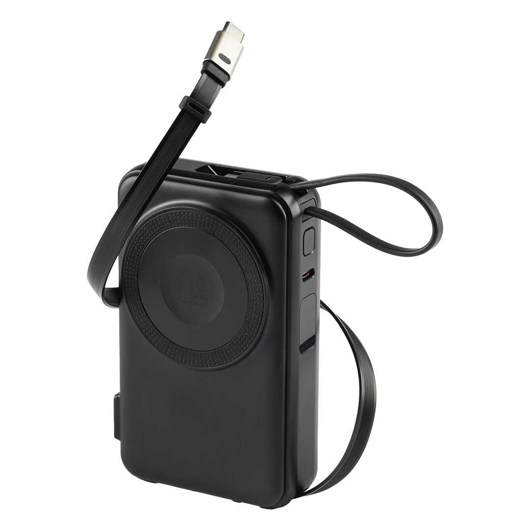 Magnetic universal travel charger / power bank, 10.000 mAh, PD 35W