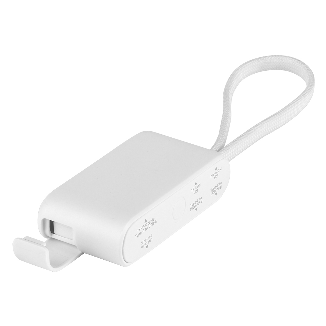 Plastic box with adapters, 8/1